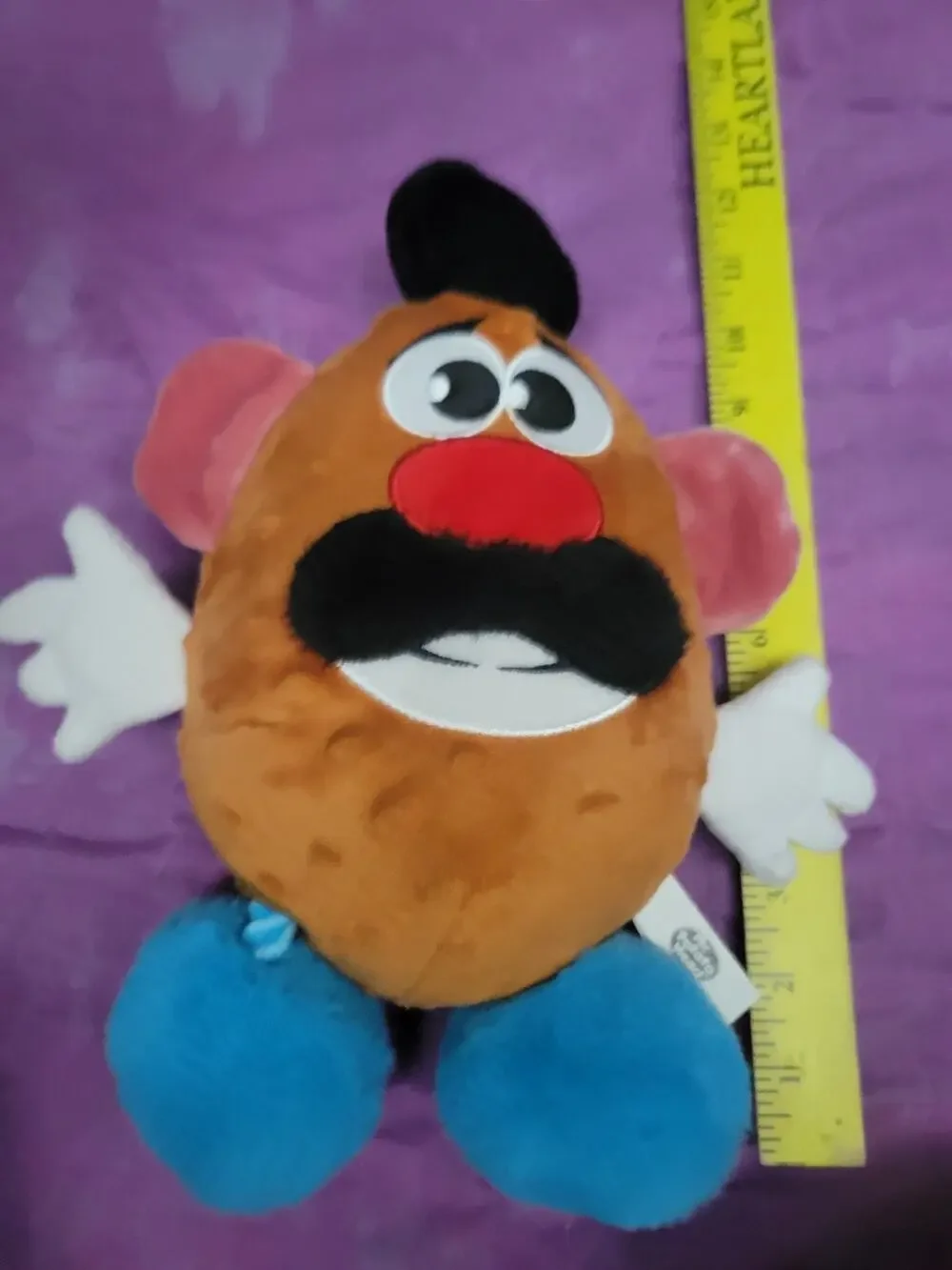 Hasbro Mr. Potato Head Plush Stuffed Toy Squeaky Crinkle Dog Toy